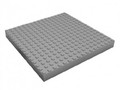  Тактильная плитка с квадратными рифами 300x300x30 серая
